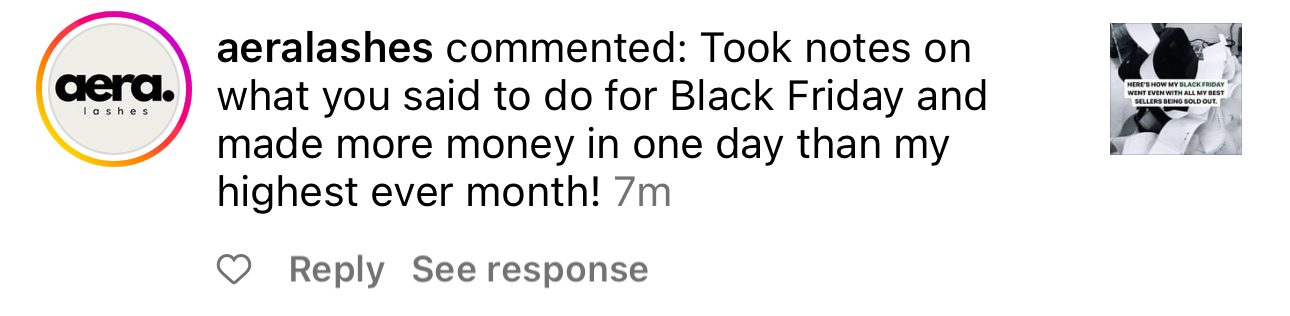 One Black Friday day > previous highest-ever month